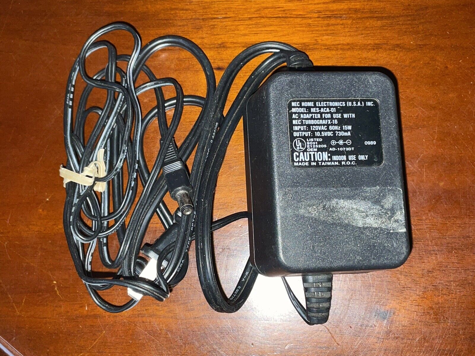 *Brand NEW* NEC 10.5V 730MA AC ADAPTER Turbo Grafx 16 AC Adapter OEM Official Cable Cord HES-ACA-01 Tested Pow - Click Image to Close